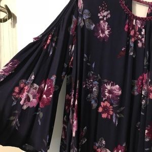 Living Doll Blouse (Cold Shoulder) Size 2x